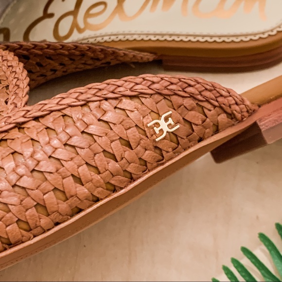 Sam Edelman brown woven mule, size 9 - Picture 2 of 6